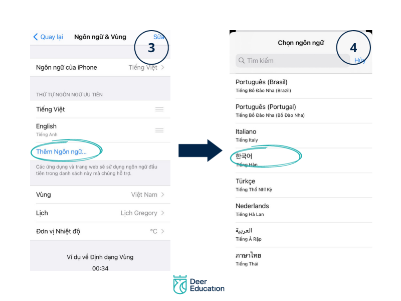 Cài đặt bàn phím trên iPhone - Bước 2